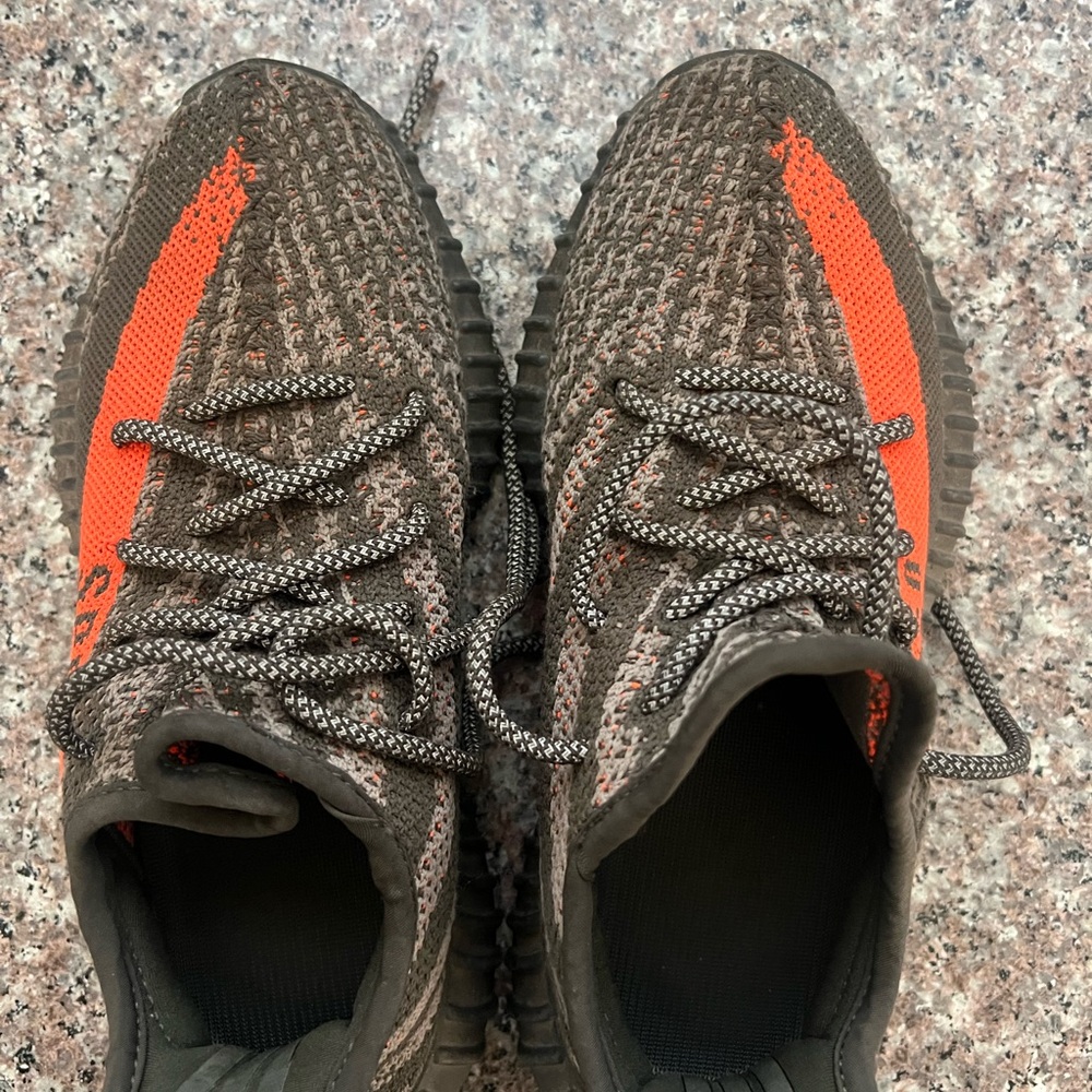 Kids Sneakers with Orange Stripe